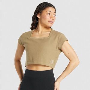 NWOT gymshark pause crop top